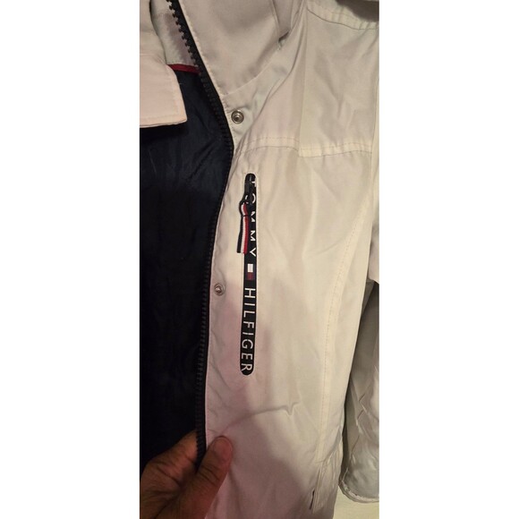 Tommy Hilfiger Jacket Women's M White Hooded 3 in 1 Removable liner snow ski - Picture 10 of 10